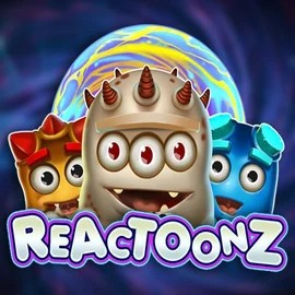Reactoonz game by Play'n GO – logo hosted on lumi casino